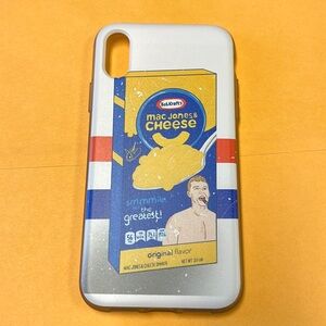 IPhone XR soft case Mac Jones & Cheese- like new - soft cover